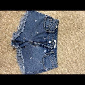 Butterfly Jean shorts!